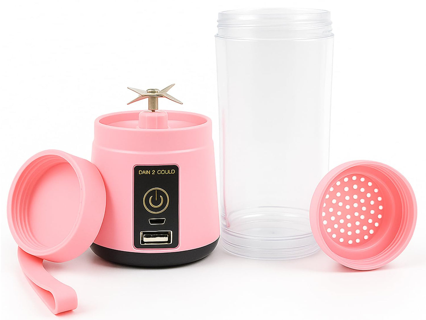 Portable USB ElecPortable USB Rechargeable Mini Juicer Blender – Personal Smoothie Maker for Travel, Protein Shakes & Fresh Juice (500g Lightweight)tric Juicer Mixer (420 ml)